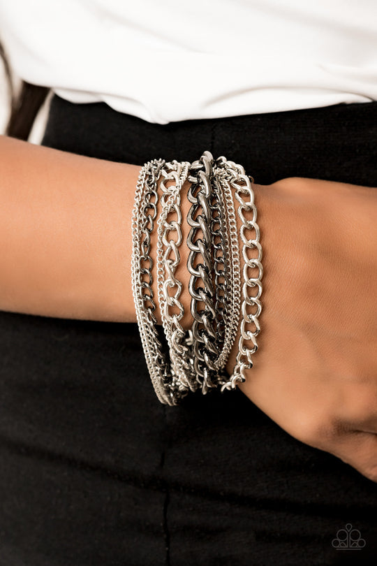 Metallic Horizon Multi Bracelet