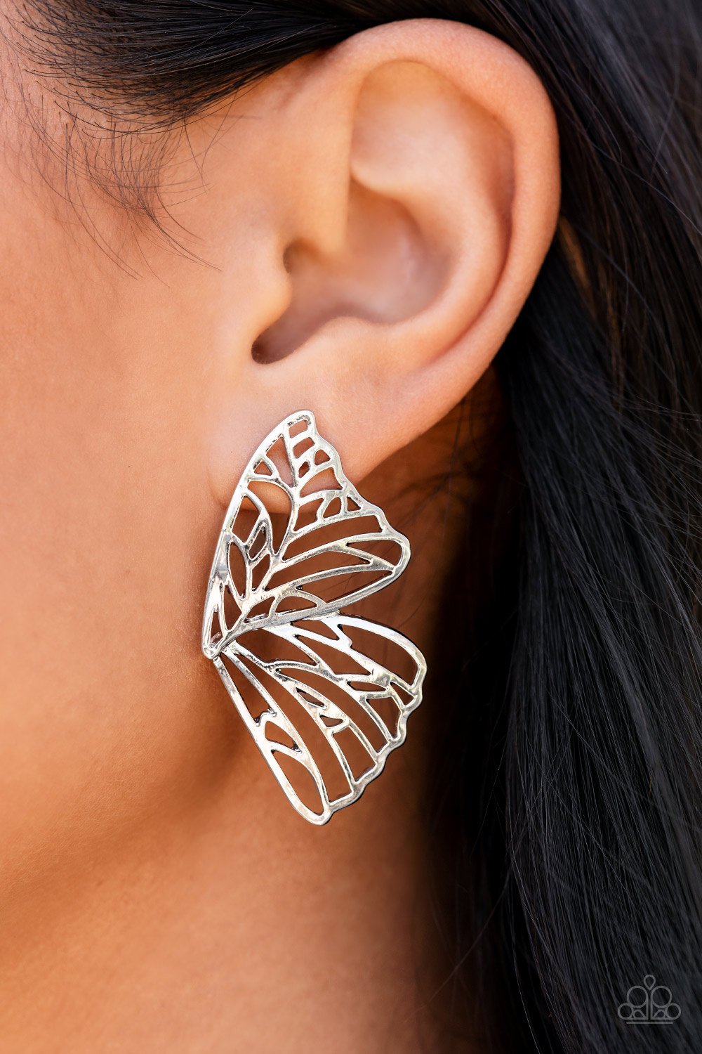 Butterfly Frills Paparazzi Earrings