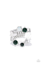 Load image into Gallery viewer, Butterfly Bustie Green Ring
