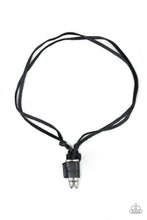 Load image into Gallery viewer, Dodge a Bullet Black Urban Necklace
