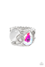 Load image into Gallery viewer, Paparazzi Accessories: SELFIE-Indulgence - Multi Iridescent Ring
